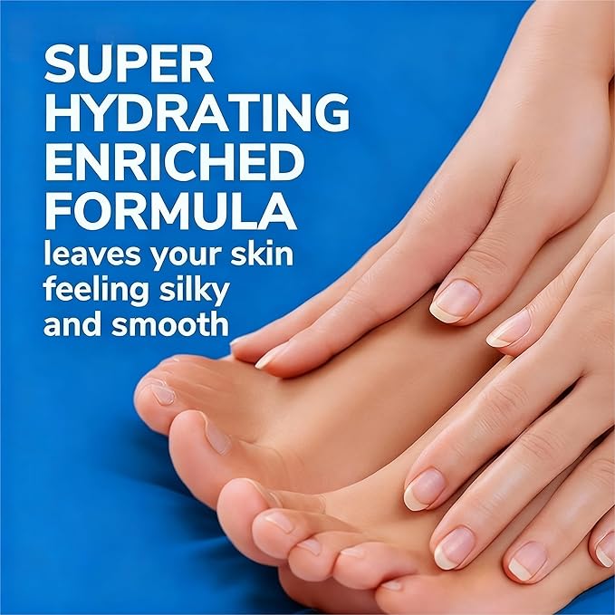 Foot Masks for Dry Cracked Feet, Lavender Moisturizing Socks - Intensive Hydrating Foot Care & Cracked Heel Treatment, 3 Pairs