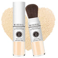 Sunscreen Setting Powder SPF 35, Mineral Brush Powder for Face & Scalp, Oil Control Natural Matte Finish Loose Powder Translucent Lasting Lightweight Breathable for All Skin (#05 Medium)