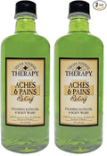 Village Naturals Therapy Foaming Bath Oil, Aches and Pains, 16 Ounce (Pack of 2)