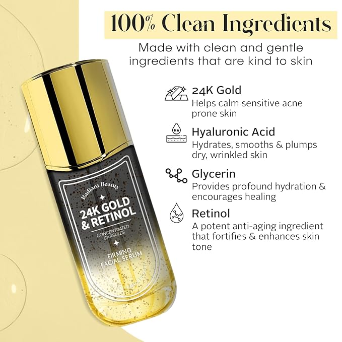 24K Gold & Retinol Firming Serum