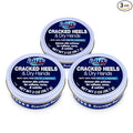 Blue Goo Cracked Heels & Dry Hands Skin Protectant, Helps Relieve & Protect Cracked Skin, OTC Lanolin Formula, 2 oz (3 Pack), Made with Emu Oil & Beeswax