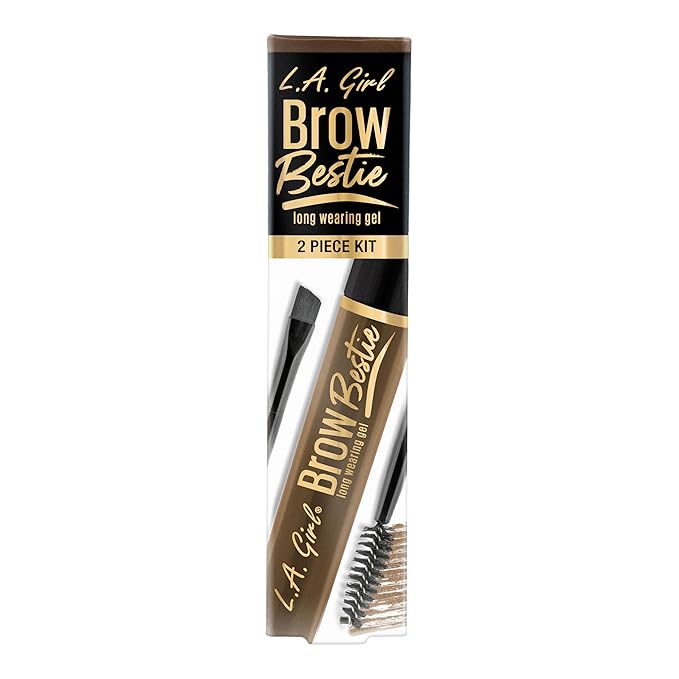 L.A. Girl Brow Bestie Gel With Dual-Ended, Soft Brown GBG382