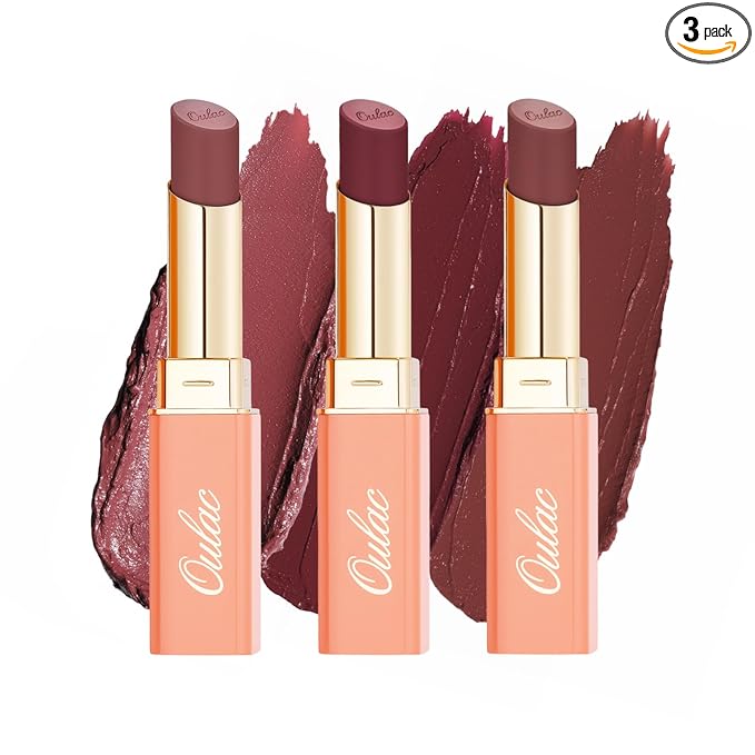 Oulac Sensual Glow Color Rich Satin Lipstick Set 1