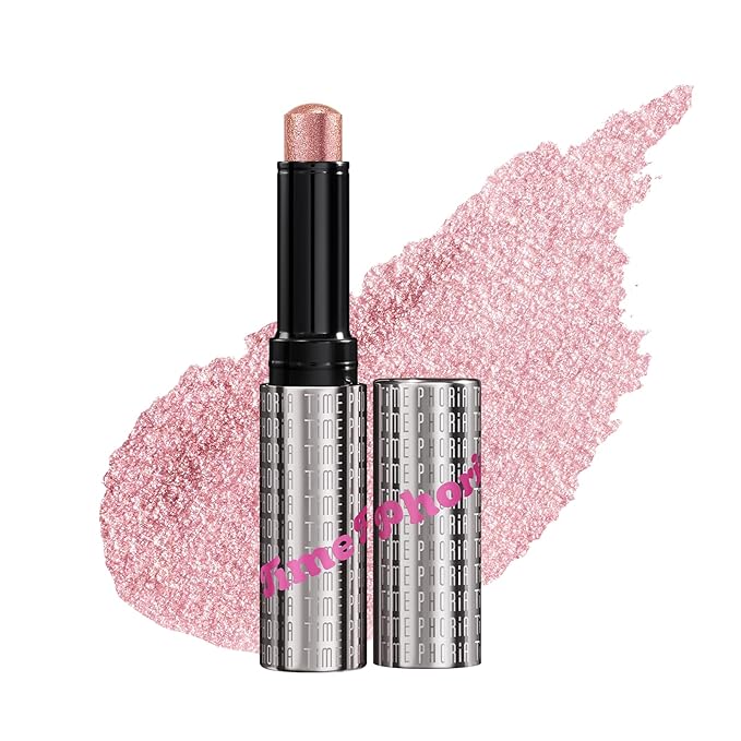 Illumina Jelly Gel Eyeshadow Stick, 002 Blus Quartz - Light Pink Shimmer Sparkle Finish, Cream Texture With Cooling Feel, Long-Lasting Crease-Proof Smudgeproof Eye Shine, Easy Application