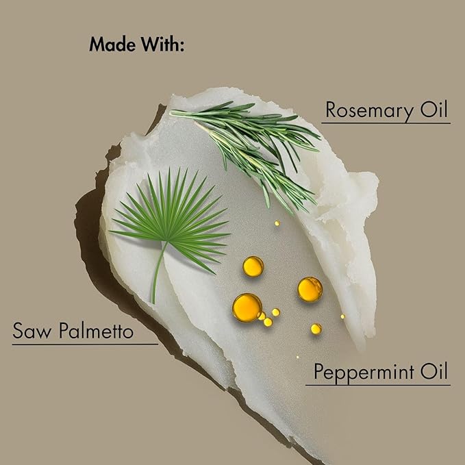 As I Am Rosemary Shampoo 8 oz - Scalp Treatment for Hair Density - with Biotin & Saw Palmetto