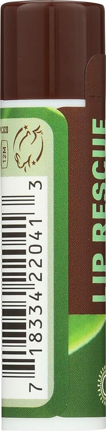 Desert Essence Lip Rescue Therapeutic with Tea Tree Oil - 0.15 Oz - Antiseptic Balm - For Cracked Lips, Cold Sores - For Softer, Smoother Lips - Moisturizer - Unscented - Vitamin E - Aloe Vera