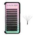 VAVALASH W-shaped Eyelash Extension 6D Premade Fans 0.07 M Curl Volume Lash Extensions Easy Fanning Lashes Matte Black Volume Premade W Lashes(W Shaped-6D-0.07-M-8-15mm）