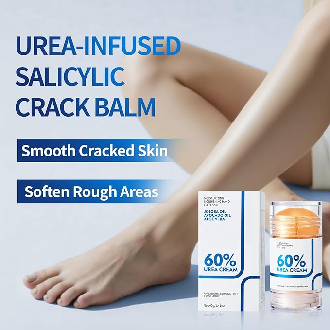 Urea Cream 60 Percent Body Lotion/Foot Care Urea Cream Stick, Body Lotion for Dry Skin, urea foot cream Deeply Moisturising with Rapid Absorption Creates Smooth Skin