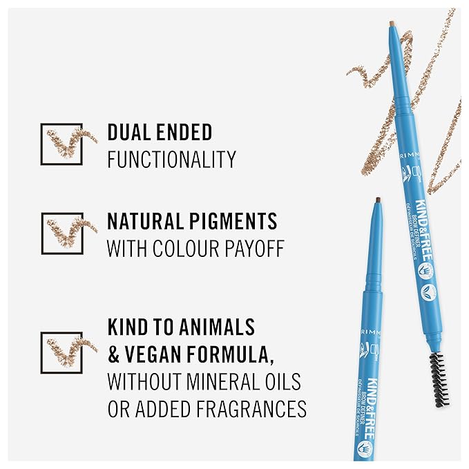 Rimmel Kind & Free Brow Definer, 002 Taupe