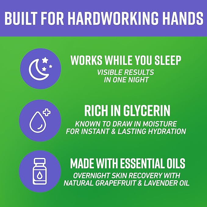 O'Keeffe's Night Treatment Combo Pack Including Working Hands Night Treatment Hand Cream, Healthy Feet Night Treatment Foot Cream and Lip Repair Night Treatment Lip Balm; Gift Idea