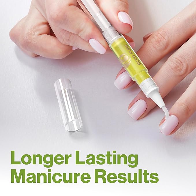 2-Pack Cuticle Oil Pen with Vitamin E – Nail & Cuticle Moisturizing Oil – Mess-Free Brush Pen for Dry Cuticles & Nails – Manicure & Pedicure Nail Care