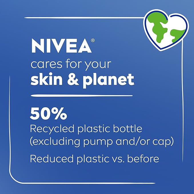 NIVEA Intense Healing Body Lotion for Very Dry, Itchy Skin with Glycerin, Provitamin B5 and Niacinamide, 72-Hour Body Moisturizer, 16.9 Fl Oz Pump Bottle