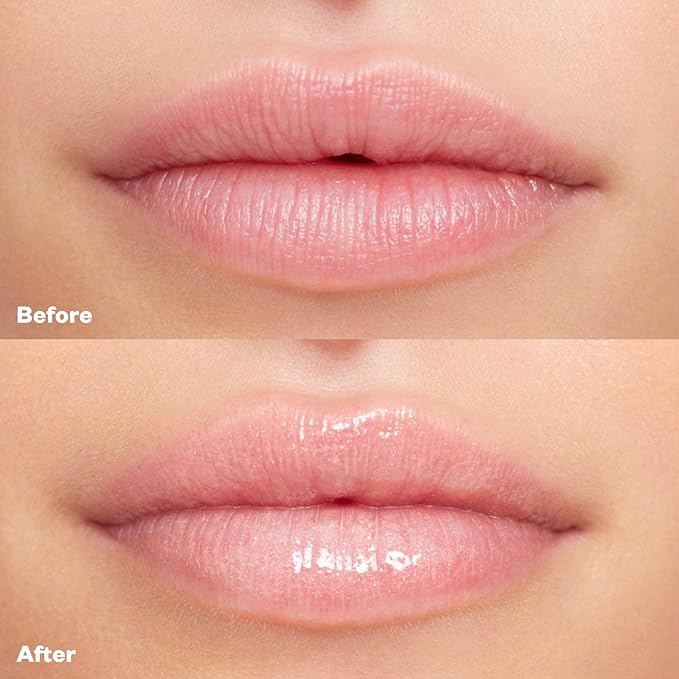 Kosas Wet Lip Oil Gloss - Hydrating Lip Plumping Treatment with Hyaluronic Acid & Peptides, Non-Sticky Finish (Unzipped)