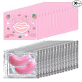 30 Pairs Eye Masks & Lip Masks, Under Eye Patches for Puffy Eyes, Moisturizing Lip Mask Pink Pads, Reducing Fine Lines, Bridal Shower Gifts, Graduation Gifts, Wedding Bridesmaid Gifts, Bulk Gifts