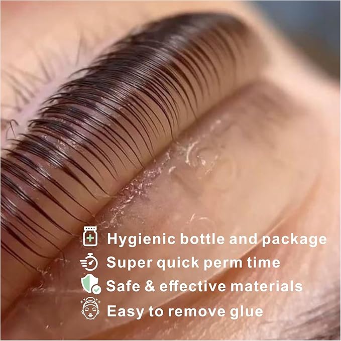 Improved Formula Lash Lift & Brow Lamination Kit, Eyelash & Eyebrow Perm Curling Lifting for Home DIY Use, Long-Lasting 6-8 weeks Professional Salon-Quality Results