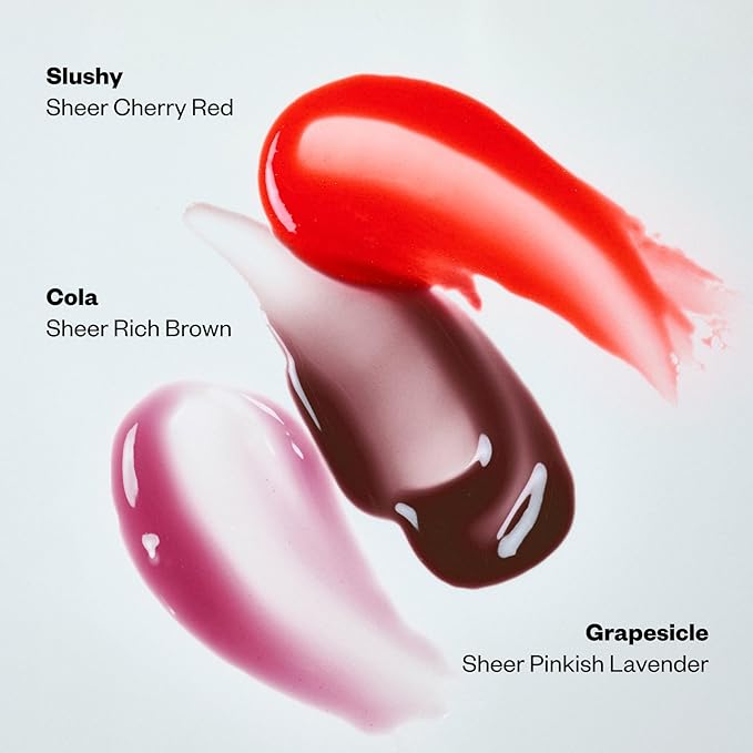 Kosas Wet Lip Oil Gloss – Plumping Peptide Lip Treatment Gloss in Sheer Pinkish Lavender, Hydrating with Hyaluronic Acid, Peptides & Plant Oils, Non-Sticky, Vegan, Clean Beauty (Grapesicle) 0.15 oz