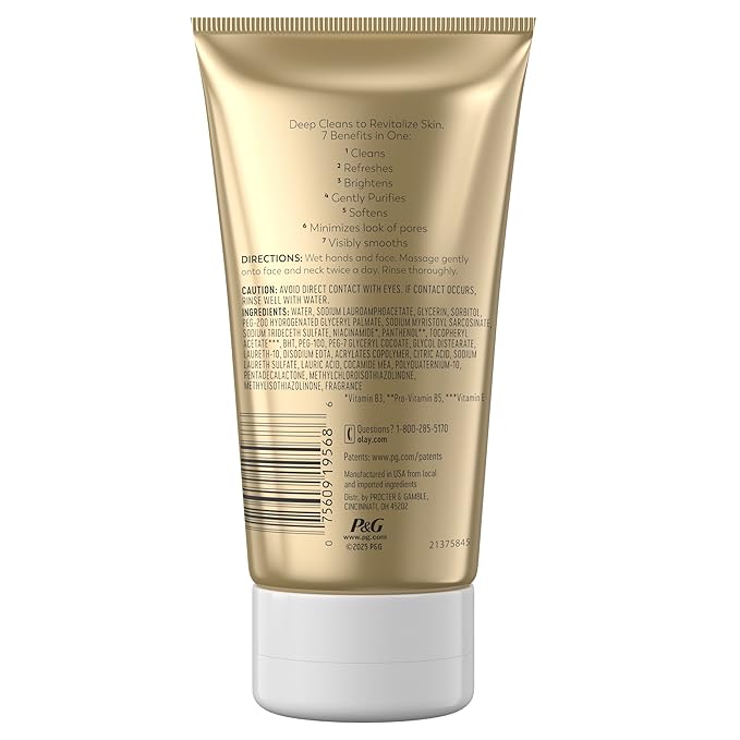 Olay Total Effects Revitalizing Foaming Facial Cleanser, 5.0 fl oz (pack of 3)