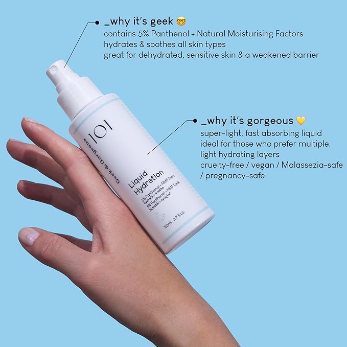 Geek & Gorgeous Summer Skin Rescue Kit – Jelly Joker Cleanser, Liquid Hydration Toner Mist & Hydration Station Gel Cream – Ultimate Cleanse & Moisture Trio for Healthy, Glowing Summer Skin