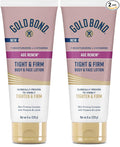 Gold Bond Age Renew Tight & Firm Body & Face Lotion with Proteins & Lipids, Skin Firming Lotion for Aging, Dry Skin, 8 oz.(Pack of 2)