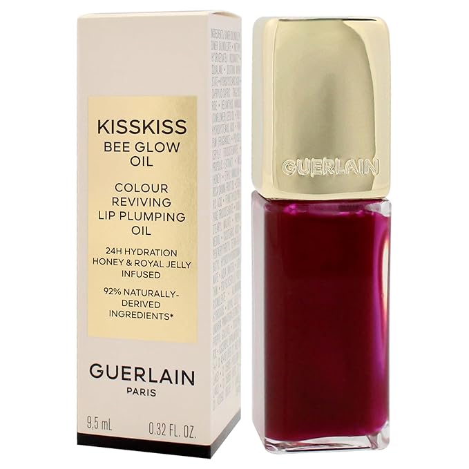 Guerlain Kiss Kiss Bee Glow Oil - 809 Lavender Glow for Women - 0.3 oz Lip Oil