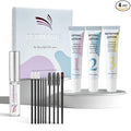 PERMANIA Brow Lamination Kit, Tube Design Instant Perm for Fuller & Thicker Eyebrows Salon Result lasts 4 weeks