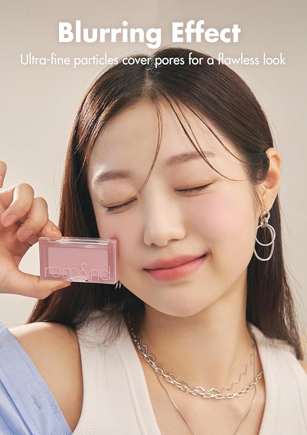 rom&nd Better Than Cheek S01 MANGO CHIP - K-Beauty Blurring Matte Blush for Natural, Long-Lasting Radiance & Pore Perfection