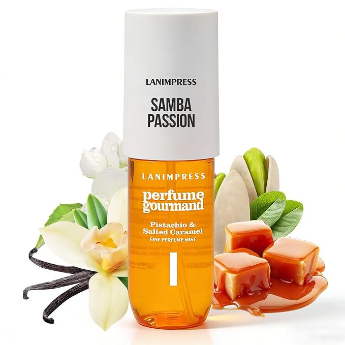 3 FL OZ Hair and Body Fragrance Mist, Eau De Parfum for Women,Irresistible Sunshine Perfume No.1, Gourmand Floral Scent– With Notes of Pistachio, Caramel Vanilla,Travel Size Body Spray