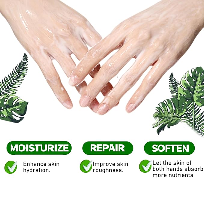 Elitzia Moisturizing Hand & Foot Mask Gift Set - 2 Pairs Gloves & 2 Pairs Socks with Coconut Oil & Rose Extract for Dry Cracked Skin, Winter Care Spa Gifts for Mom Wife Her ETXJ2505