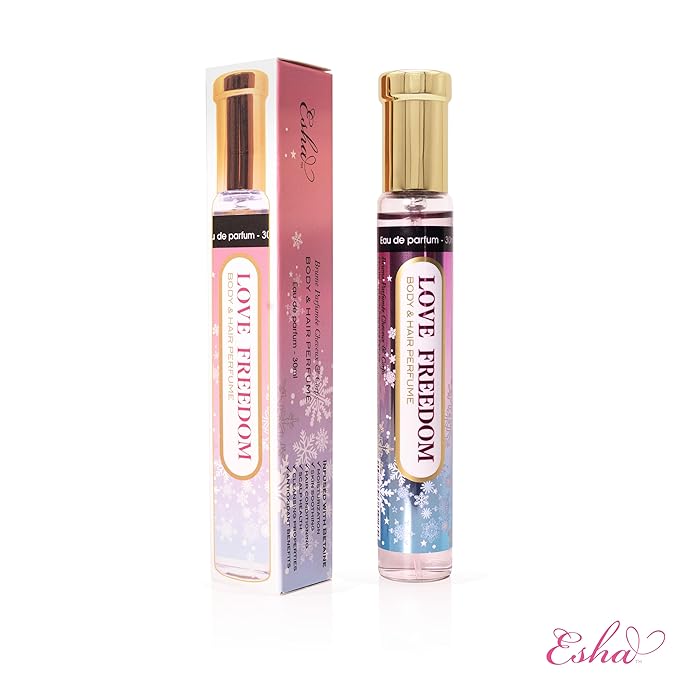 Esha Body & Hair Perfume Mist - Eau de Parfum for Women - Infused with Betaine - (LOVE FREEDOM)