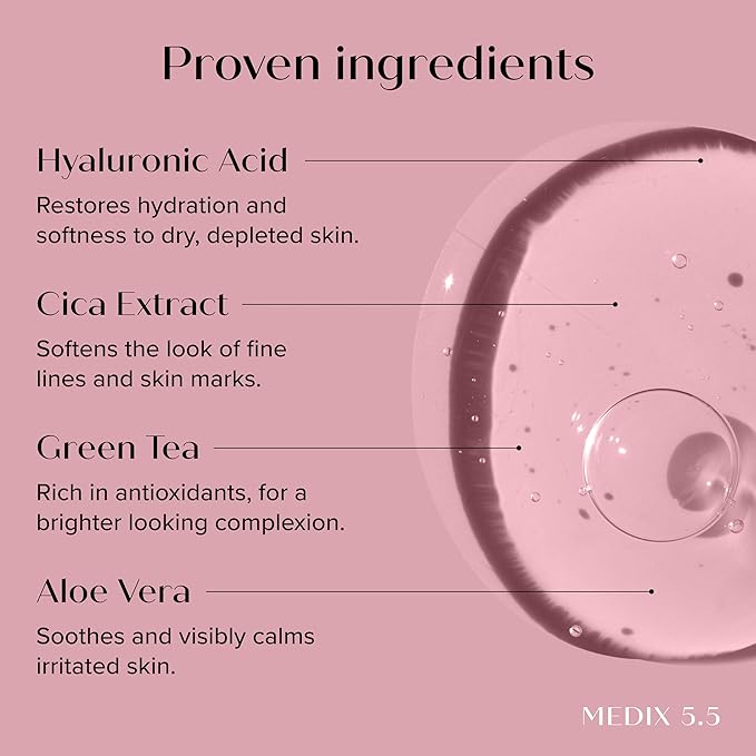 MEDIX Fragrance Free Firming Retinol Body Lotion + 3% Hyaluronic Acid Serum Booster 2pc Skin Care Set | Crepey Skin Care Treatment | Anti Aging Body Cream & Face Moisturizer For Crepe Skin & Dry Skin