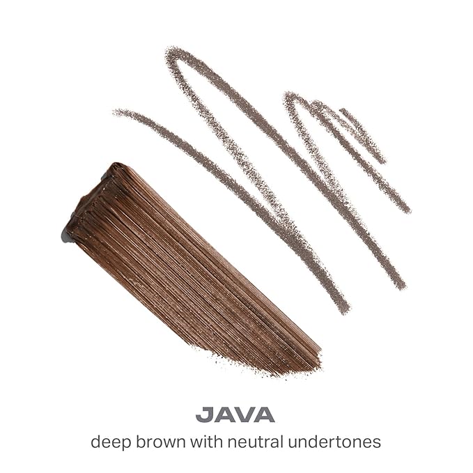 Morphe High Archiever Everyday Essentials Brow Kit - Precision Micro Eyebrow Pencil, Tinted Sculpting Brow Wax & 3-in-1 Brush for Shaping, Filling & Defining - Java (3 Count)