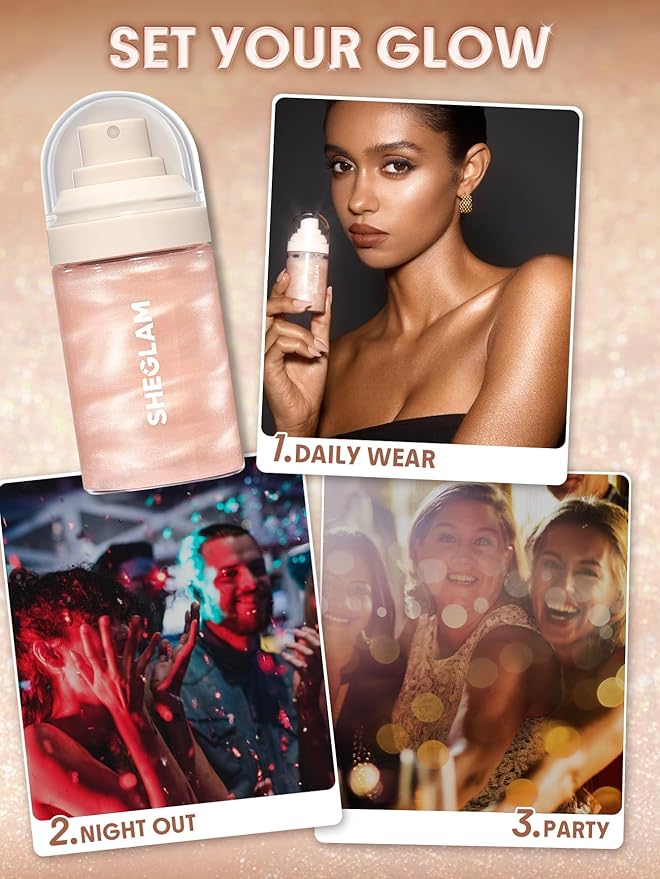 SHEGLAM Light Me Up Luminous Waterproof Makeup Long Lasting Setting Spray
