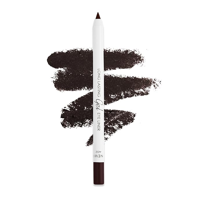Lamel No Smudge Gel Eyeliner - Deep Brown - Waterproof Eyeliner Pencil - 10-Hour Wear, Sharpenable, Contact Lens Friendly, Vegan - Creamy & Sweat Proof Pencil - Highly Pigmented - 402 Shade