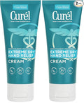 Curel Extreme Dry Hand Dryness Relief, Travel Size Hand Cream, Easily Absorbed for Long-Lasting Relief after Washing Hands, with Eucalyptus Extract, 3 Ounces (Pack of 2)