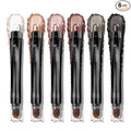 LUXAZA PRO Brown Eyeshadow Stick Makeup Set 6PCS, Neutral Shimmer And Matte Cream Eye Shadow Palette, Metallic Bronze Smoky Eyeliner Brightener Crayon Pencil Kit, Ideal Gift for Women -Dusk Bloom