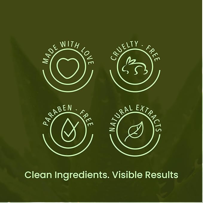 ANYELUZ Aloe Vera Shampoo and Conditioner Set, With Biotin, Provides Strength and Vitality to your Hair, Removes Excess Oil and Residues, for All Hair Types