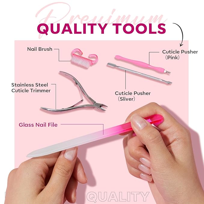Modelones Cuticle Remover Kit Cuticle Remover Liquid & Cuticle Oil Pen Cuticle Care Kit w/Cuticle Trimmer Cuticle Pusher & Cuticle Nipper for DIY Nail Manicure Set Removedor de Cuticula for Nail Care