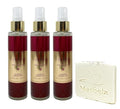 Bath & Body Works Luminous 3 Piece Diamond Shimmer Mist Set with a Natural Oats Sample Soap - Full Size