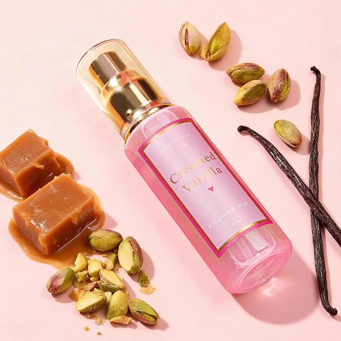 Azulfra Body Spray for Women 3 Pack, Fragrance Mist Gift Set, Travel Size Each 60ml, Vanilla Orchid Lychee