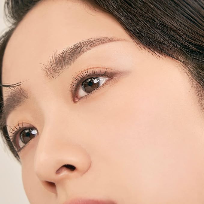 rom&nd HAN ALL BROW CARA 01 Grace Taupe - Natural Fluffy Eyebrow Mascara for Dark Hair, Long-Lasting Tinted Brow Gel, Smudge-Proof & Non-Sticky