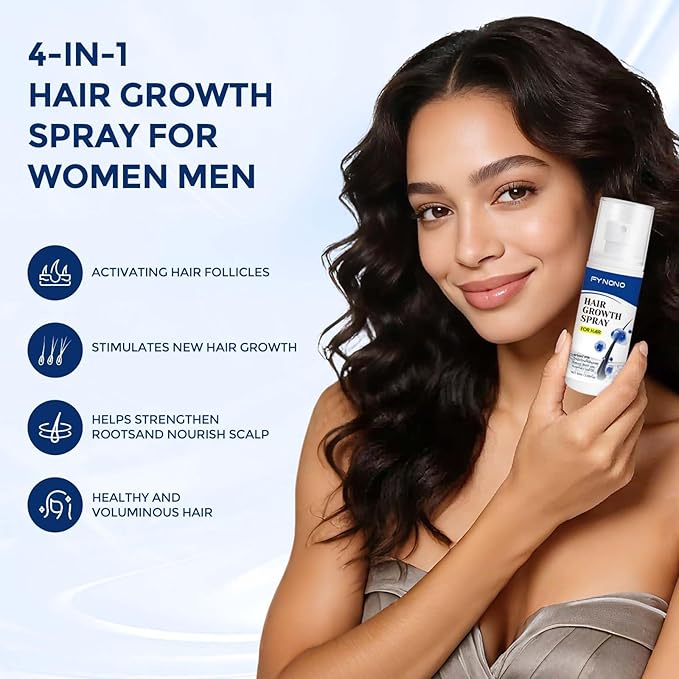 Hair Growth Spray,Hair Growth Serum for Women & Men,Hair Regrowth Treatment with Biotin & Rosemary Oil,Hair Loss Treatment Spray for Thinning Hair,Non-Greasy Scalp Care,2.029 Fl Oz