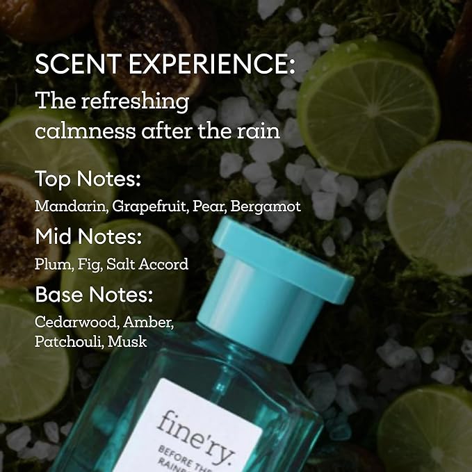 Fine'ry Before The Rainbow Eau De Parfum & Body Mist Gift Set | Earthy & Fresh Notes of Bergamot, Tree Moss | Fine Mist Spray & Perfume For Women | Fragrance Layering Duo (2oz + 5oz)