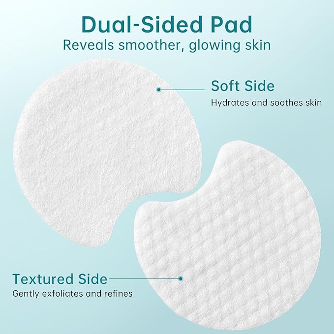 BOLI Cleansing Toner Pads, Salicylic Acid Mild Exfoliating Facial Pads, Pore Reducing with Tea Tree Oil, Niacinamide, Wihch Hazel (70 Units)