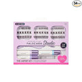 FALSCARA Studio Lash Extension Kit, 54 Stackable Lash Clusters, Medium Volume, 10mm-14mm, ‘Xtra’, False Eyelashes, InfuseBond, Water-Resistant Seal, BondBoost, Hydro Cleanser, Applicator