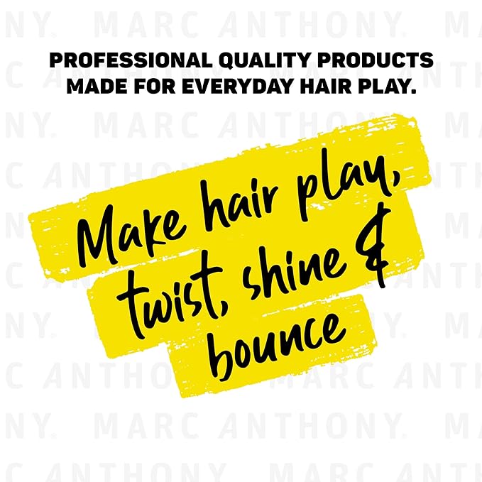 Marc Anthony Shampoo & Conditioner Set for Curly Hair, Strictly Curls - Deep Moisturizing & Hydrating Shampoo & Conditioner for Curl Definition, Added Shine - Hair Products Reduces Frizz