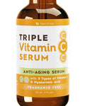 Tree To Tub Illuminating Vitamin C Serum - Triple Vitamin C Hydrating Serum for Face, Hyaluronic Acid - Maximum Anti-Aging Power Glow - Antioxidant for Dry, Sensitive Skin