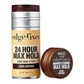 Red by Kiss Hair Wax Stick 24HR Max Hold Edge Fixer Edge Control Pomade Non-Sticky, Non-Oily Flake Free Hair Styling Wax 2.7 oz. (Dark Brown)