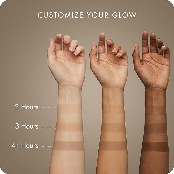 SUGARED + BRONZED Sunless Tanning Glow Drops, Face and Body Self Tanner, Customizable for a Natural Glow, Clean Formula, Streak Free Self Tanning Serum, Suitable for All Skin Types, Vegan, 1 Fl Oz
