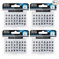 Ardell False Eyelashes Individual Lashes Trios Long Black - DIY Lash Clusters, Flared Volume, Strip Eyelash Extensions, 4 Pack