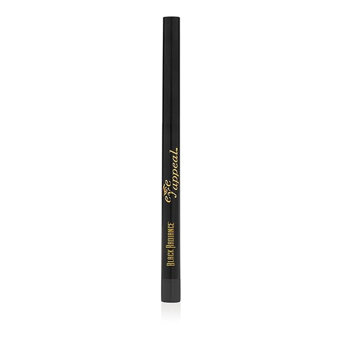 Black Radiance Eye Appeal Retractable Eyeliner Pencil, Matte, Long-Lasting, Smudge-Proof - Beautiful Black